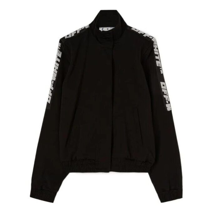 Chaqueta deportiva Off-White con cinta con el logotipo «Negro»