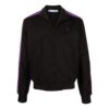 Chaqueta deportiva Off-White para hombre, temporada primavera-verano 2022, con cremallera lateral y cuello alto, color negro