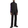 Chaqueta deportiva Off-White para hombre, temporada primavera-verano 2022, con cremallera lateral y cuello alto, color negro