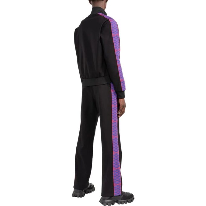 Chaqueta deportiva Off-White para hombre, temporada primavera-verano 2022, con cremallera lateral y cuello alto, color negro