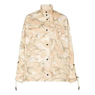 Chaqueta estampada con el logotipo conjunto de Off-White x Browns 50, estampado de camuflaje
