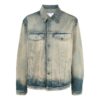 Chaqueta gris de Denim desgastado Off-White para hombre, colección Otoño-Invierno 2022
