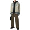 Chaqueta gris de Denim desgastado Off-White para hombre, colección Otoño-Invierno 2022