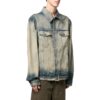 Chaqueta gris de Denim desgastado Off-White para hombre, colección Otoño-Invierno 2022