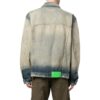 Chaqueta gris de Denim desgastado Off-White para hombre, colección Otoño-Invierno 2022