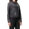 Chaqueta larga de Denim Off-White «Negro»