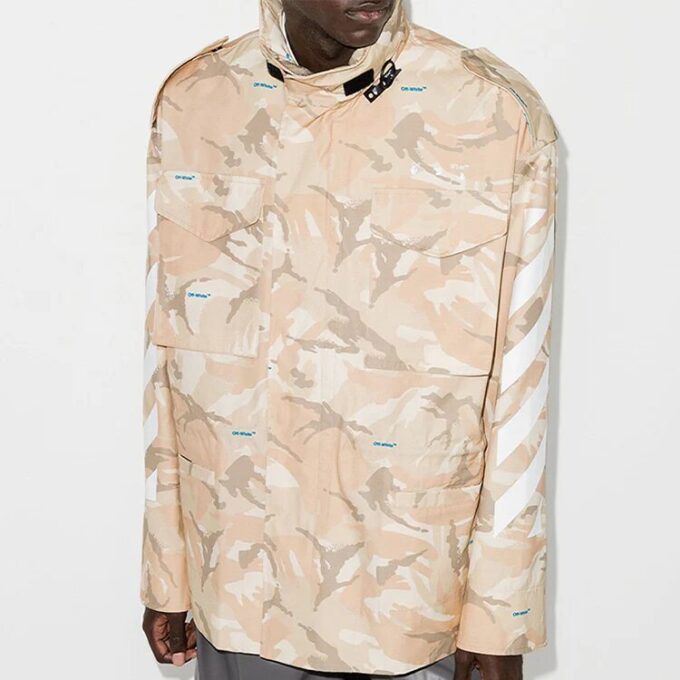 Chaqueta militar de camuflaje Off-White x Browns 50