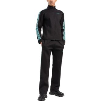 Chaqueta negra deportiva con cremallera de la serie SS22 de Off-White para hombre Chaqueta negra deportiva con cremallera de la serie SS22 de Off-White para hombre