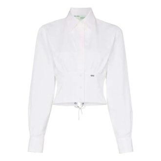 Chaqueta Off-White en color blanco roto