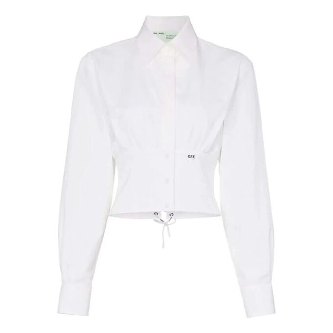 Chaqueta Off-White en color blanco roto