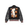 Chaqueta Off-White para hombre con estampado Subject, color negro