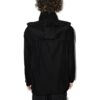Chaqueta Off-White para hombre FW22 de color liso con logo, cremallera y cuello alto, color negro