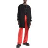 Chaqueta Off-White para hombre FW22, versión aviador, de largo medio, con rayas, color negro