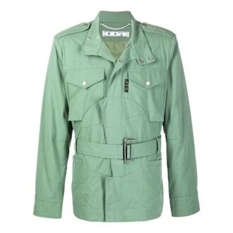 Chaqueta Off-White para hombre SS21 Detail, verde Chaqueta Off-White para hombre SS21 Detail, verde