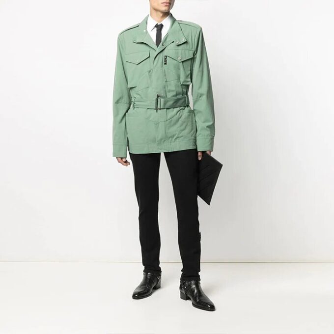 Chaqueta Off-White para hombre SS21 Detail, verde