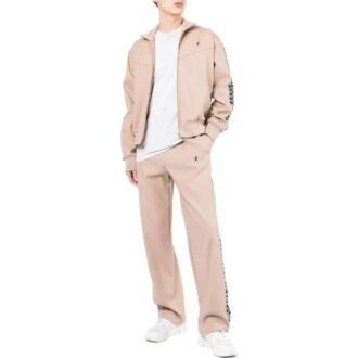 Chaqueta Off-White para hombre, temporada primavera-verano 2022, con rayas, cuello alto, cremallera y mangas largas, color caqui Chaqueta Off-White para hombre, temporada primavera-verano 2022, con rayas, cuello alto, cremallera y mangas largas, color caqui
