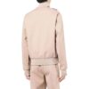 Chaqueta Off-White para hombre, temporada primavera-verano 2022, con rayas, cuello alto, cremallera y mangas largas, color caqui