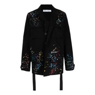 Chaqueta Off-White X Marais Splatter Field «Negro» Chaqueta Off-White X Marais Splatter Field «Negro»