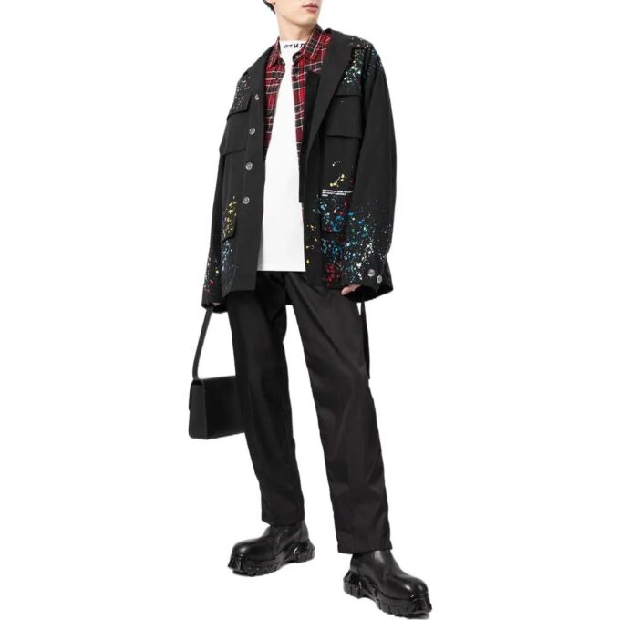 Chaqueta Off-White X Marais Splatter Field «Negro»