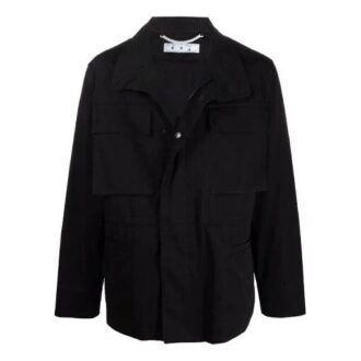 Chaqueta outdoor con logotipo FW21, versión entallada, negro Chaqueta outdoor con logotipo FW21, versión entallada, negro