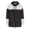 Chaqueta para hombre negra y blanca con detalles