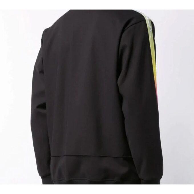 Chaqueta Retro con cremallera de goma, negra