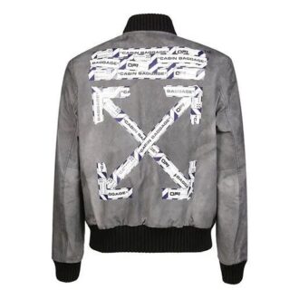 Chaqueta SS20 Airport Arrows Printing para hombre, gris Chaqueta SS20 Airport Arrows Printing para hombre, gris