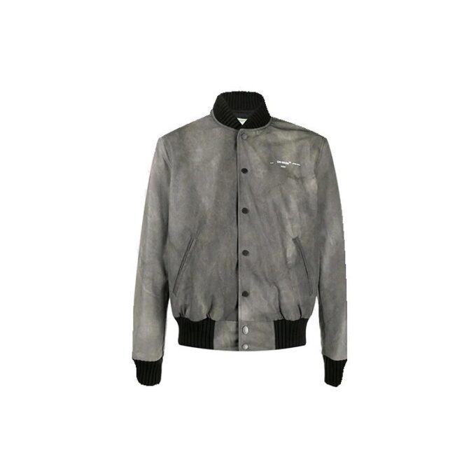 Chaqueta SS20 Airport Arrows Printing para hombre, gris