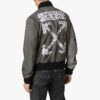 Chaqueta SS20 Airport Arrows Printing para hombre, gris