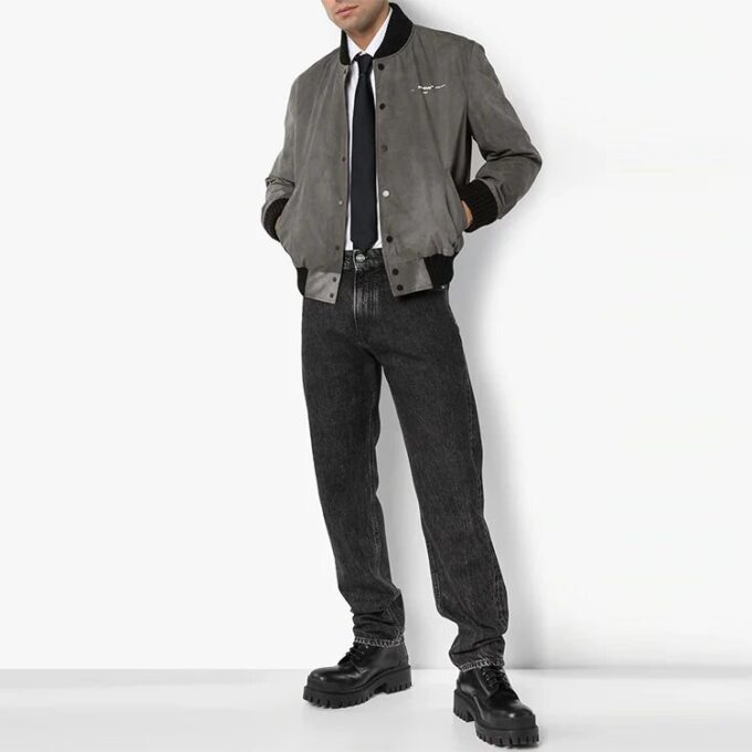 Chaqueta SS20 Airport Arrows Printing para hombre, gris