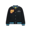 Chaqueta universitaria con parches OW