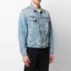 Chaqueta vaquera con logo para hombre SS21, oversize, azul
