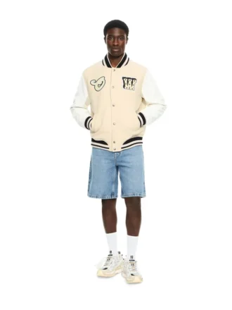 Chaqueta Varsity con logotipo de estrella
