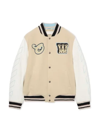 Chaqueta Varsity con logotipo de estrella