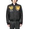 Chaqueta Varsity negra