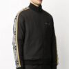 | Chaquetas cortas lisas con logotipo para hombre, negro