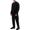 Chaquetas universitarias clásicas con rayas diagonales «Negro»
