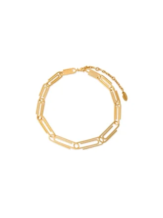 Collar con cadena Paperclip