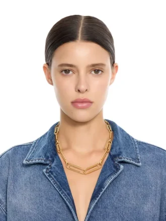 Collar con cadena Paperclip