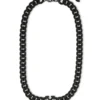 COLLAR DE CADENA CON FLECHA NEGRO