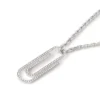 Collar Paperclip Strass