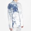Color Reproducción del color Tinta Solapa Chaqueta Denim holgada para hombre Blanca