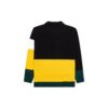 Colorblock Alphabet Knit Negro