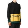 Colorblock Alphabet Knit Negro