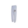 Correa de goma con estampado Micro Mark Pantalones deportivos casuales de estilo athleisure Versión estándar Blanco