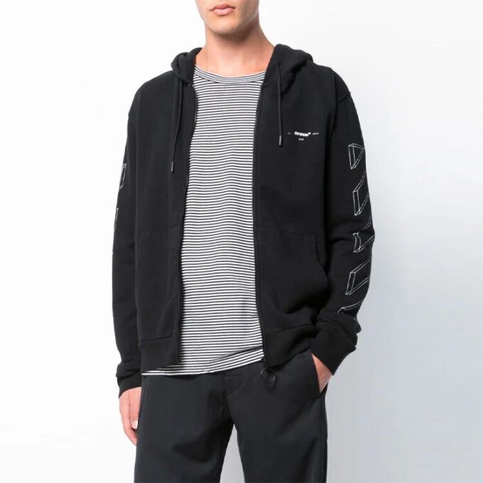 COVIRGIL ABLOH Estampado Hombre Talla normal Negro