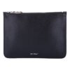 Cremallera con logotipo impreso Unisex Negro