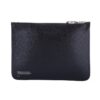 Cremallera con logotipo impreso Unisex Negro