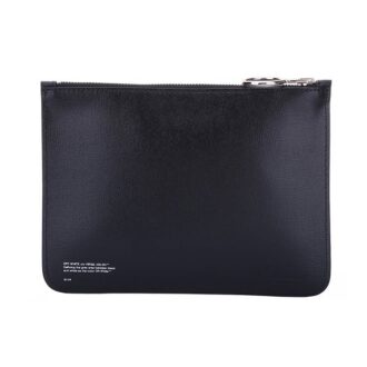 Cremallera con logotipo impreso Unisex Negro