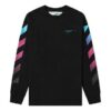Jersey de manga larga para hombre con diseño de flechas degradadas